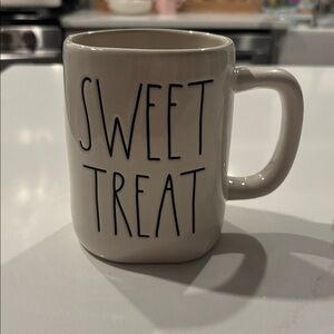 RAE DUNN…”Sweet Treat” Cream & Black Ceramic Mug… NWOT